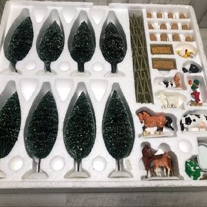 Department 56 Farm Accessory Set Christmas Village